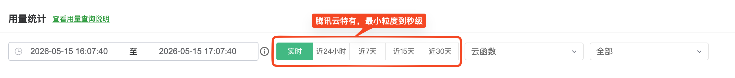 腾讯云日期时间选择器与预设按钮